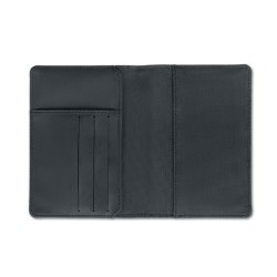 Support de passeport 2 tons ShieldocCouleur:Noir