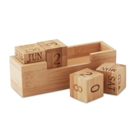 Calendrier en bambou KarendaCouleur:Bois