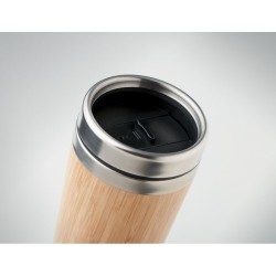 Gourde double paroi Bambou Rodeodrive+Couleur:Bois