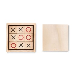 Jeu de morpion en bois Tic Tac ToeCouleur:Bois