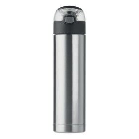 Gourde 400ml verrou sécurité Nuuk LuxCouleur:Argent mat