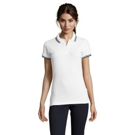 Pasadena Women Polo 200Couleur:BLANC/MARINE   