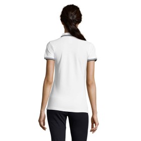 Pasadena Women Polo 200Couleur:BLANC/MARINE   