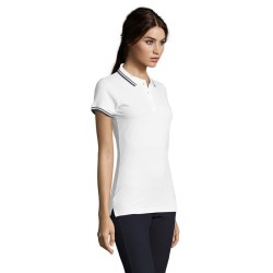 Pasadena Women Polo 200Couleur:BLANC/MARINE   