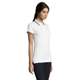 Pasadena Women Polo 200Couleur:BLANC/MARINE   