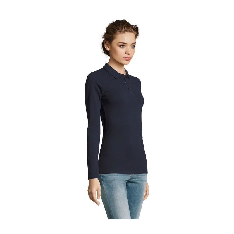 Perfect Lsl Women Polo 180Couleur:FRENCH MARINE  