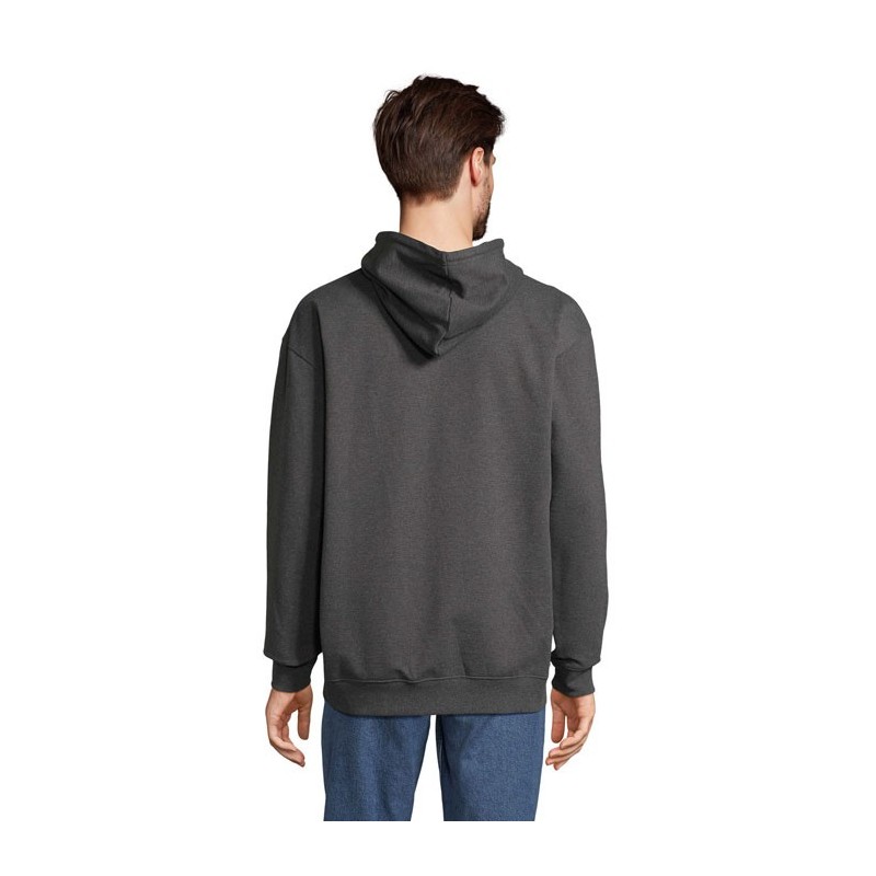 Carter Veste Zip CapucheCouleur:Anthracite chiné