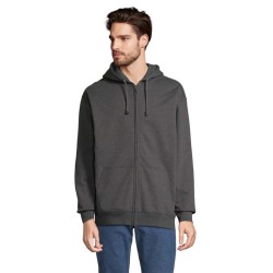 Carter Veste Zip CapucheCouleur:Anthracite chiné