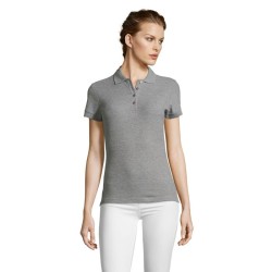 People Women Polo 210GCouleur:GRIS CHINÉ II  