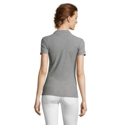 People Women Polo 210GCouleur:GRIS CHINÉ II  