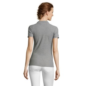 People Women Polo 210GCouleur:GRIS CHINÉ II  