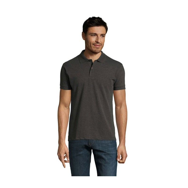 Perfect Men Polo 180GCouleur:Anthracite chiné