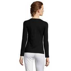 Majestic T-Shirt Manches LgCouleur:NOIR PROFOND   
