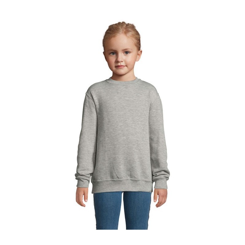 New Supreme Kids Sweat 280Couleur:Gris chiné