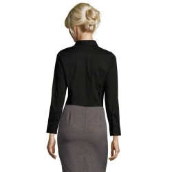 Eden Chemise Femme StretchCouleur:Noir