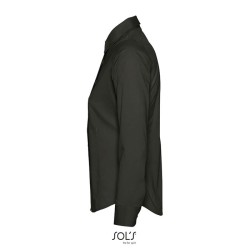Eden Chemise Femme StretchCouleur:Noir