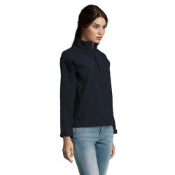 Roxy Zip Softshell FemmeCouleur:Bleu abysse