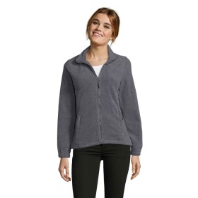 North Women Veste PolaireCouleur:Gris chiné