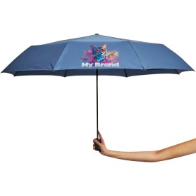 Parapluie pliant anti tempête entièrement automatique MISTRAL560101-MISTRALCouleur:bleu marine (4066),Parapluie pliant anti temp