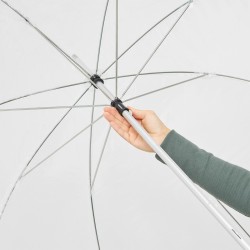 Parapluie transparent aluminium PANORAMIX560103-PANORAMIXCouleur:argenté, transparent (4069),Parapluie transparent aluminium PAN