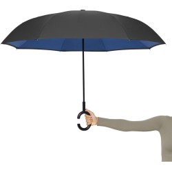 Parapluie canne automatique FLIPPED560103-FLIPPEDCouleur:bleu, noir (4080),Parapluie canne automatique FLIPPED560103-FLIPPEDCoul