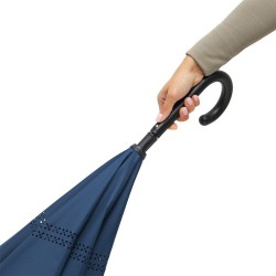 Parapluie canne automatique OPPOSITE560103-OPPOSITECouleur:bleu foncé, noir (4081),Parapluie canne automatique OPPOSITE560103-OP