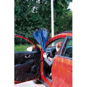 Parapluie canne automatique OPPOSITE560103-OPPOSITECouleur:bleu foncé, noir (4081),Parapluie canne automatique OPPOSITE560103-OP