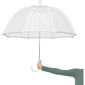 Parapluie cloche BELLEVUE560104-BELLEVUECouleur:argenté, transparent (4087),Parapluie cloche BELLEVUE560104-BELLEVUECouleur:arge