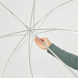 Parapluie cloche BELLEVUE560104-BELLEVUECouleur:argenté, transparent (4087),Parapluie cloche BELLEVUE560104-BELLEVUECouleur:arge