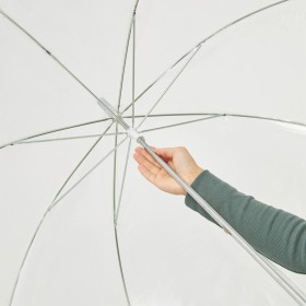 Parapluie cloche BELLEVUE560104-BELLEVUECouleur:argenté, transparent (4087),Parapluie cloche BELLEVUE560104-BELLEVUECouleur:arge