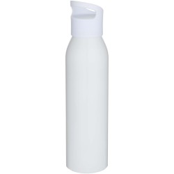 Bouteille d’eau Sky de 650 ml en acier inoxydable recyclé certifié RCS à simple paroiCouleur:Blanc