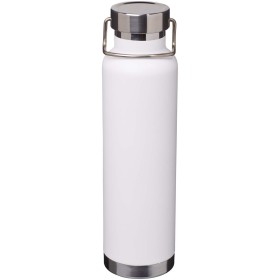 Bouteille avec isolation sous vide Astra de 650 ml en cuivre et acier inoxydable recyclé certifié RCSCouleur:Blanc