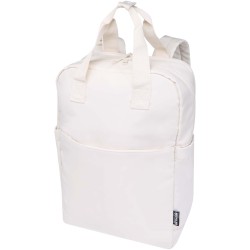 Sac à dos de voyage pour ordinateur portable Trip 14” Aware™ de 9 L en matériaux recyclésCouleur:Blanc cassé