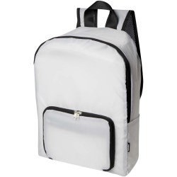 Sac à dos pliable EcoFold de 15 L en RPETCouleur:Blanc