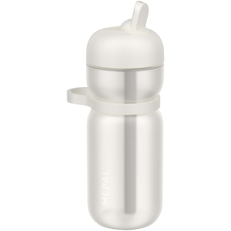 Bouteille de sport mepal de 600 ml avec couvercle rabattableCouleur:Blanc