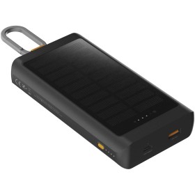 Batterie de secours solaire Xtorm XG2S101 Go2 de 10 000 mAh et 15 W avec éclairageCouleur:Charbon