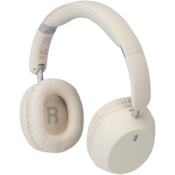 Casque supra-auriculaire Hoggar pliable ANC et ENC en plastique recycléCouleur:Blanc
