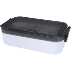 Lunch box et ensemble de couverts SnappyCouleur:Blanc