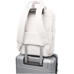 Sac à dos de voyage pour ordinateur portable Trip 14” Aware™ de 9 L en matériaux recyclésCouleur:Blanc cassé