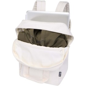 Sac à dos de voyage pour ordinateur portable Trip 14” Aware™ de 9 L en matériaux recyclésCouleur:Blanc cassé