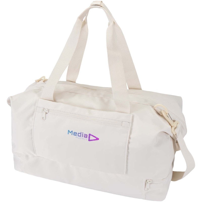 Sac de voyage Trip Aware™ de 42 L en matériaux recyclésCouleur:Blanc cassé
