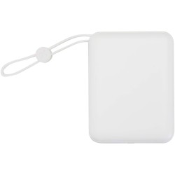 Batterie externe Acrux de 10 000 mAh et 35 W pour tablette avec câble Type-C intégré - fabriquée en plastique recycléCouleur:Bla