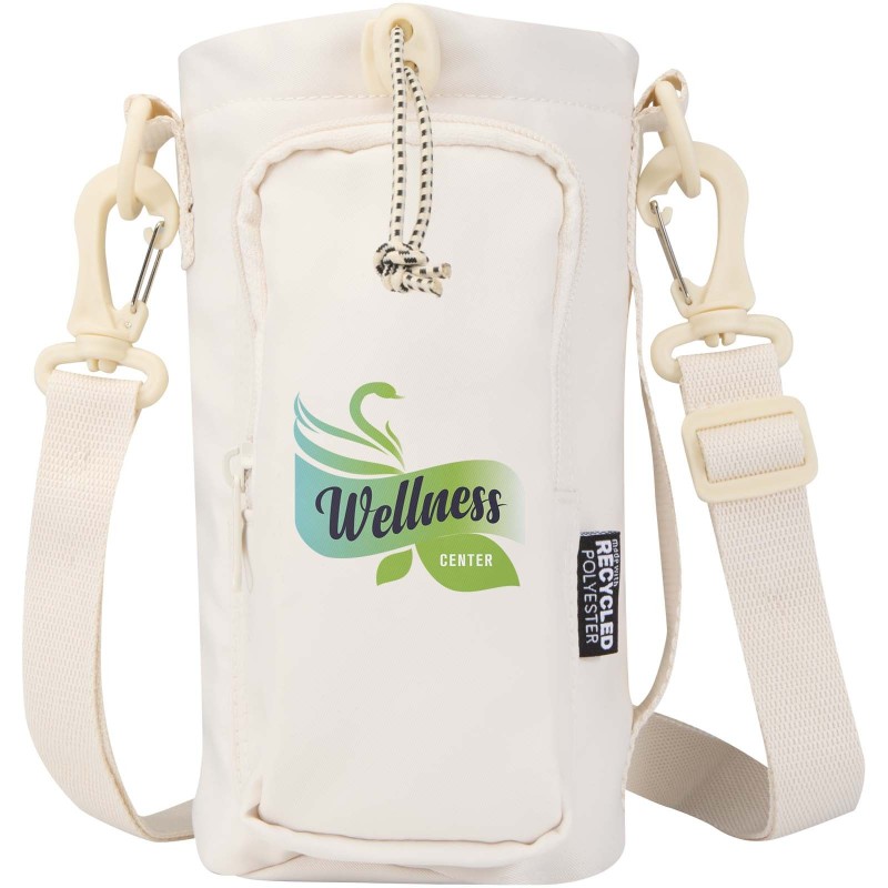 Sac porte-bouteille Trip Aware™ de 2 L en matériaux recyclésCouleur:Blanc cassé