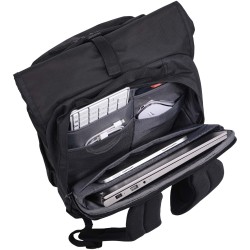 Sac à dos pour ordinateur portable Case Logic Variate 17" recyclé et extensibleCouleur:Noir