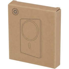 Batterie de secours Acrab magnétique sans fil de 5 000 mAh et 15 W avec PD de 20 W - fabriquée en plastique recycléCouleur:Blanc