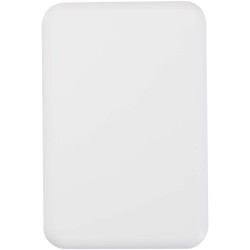 Batterie de secours Acrab magnétique sans fil de 5 000 mAh et 15 W avec PD de 20 W - fabriquée en plastique recycléCouleur:Blanc
