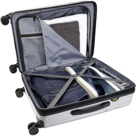 Valise extensible Rover de 70 L et 24" en matériaux recyclés certifiés GRSCouleur:Argent