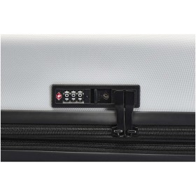 Valise extensible Rover de 70 L et 24" en matériaux recyclés certifiés GRSCouleur:Argent