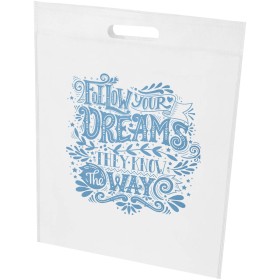 Sac shopping EcoSeal non tissé de 5 L en matériaux recyclés certifiés GRSCouleur:Blanc