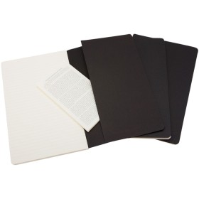 Journal Cahier L - lignéCouleur:Noir